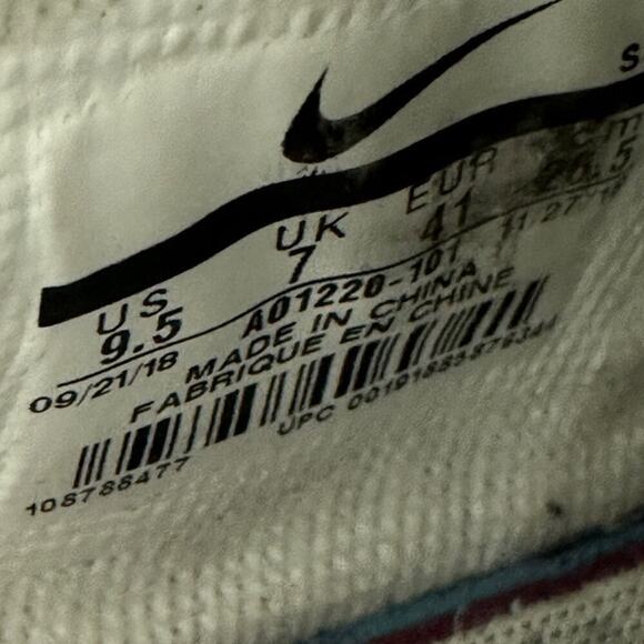 Nike 9.5 Women White Shoe Cream Jester XX Triple 2018 y2k 90s Streetwear Sneaker - Picture 13 of 14